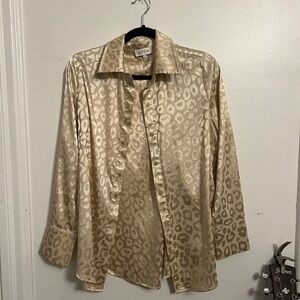 Cheetah Print Button Up